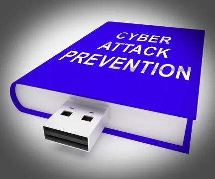 Cyber Attack Prevention Security Firewall 3d Rendering Stock Illustration