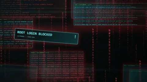 Cyber Attack Privilege Escalation Digital Code Background Stockbeeldmateriaal 335361857