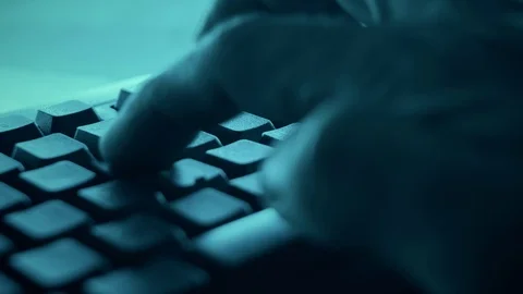 Cyber-attack targets computer information systems 库存影片 75400840