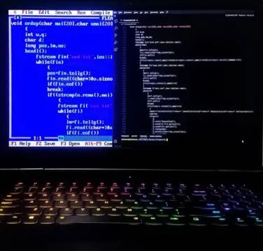 Cyber attack technology photo 库存照片