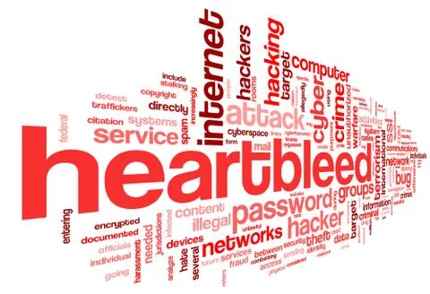 Cyber attack in word tag cloud Stock Illustration