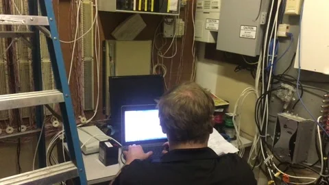 Cyber Attacker Hacking Into System  Видео 107006068