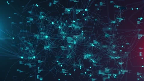 Cyber Attacks Hacking Exploit System Firewall Digital Threats Stock Footage 303407563