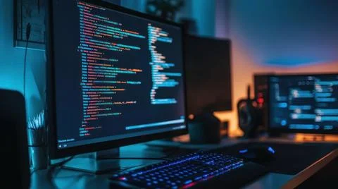 Cyber Background Tech Stock Photos