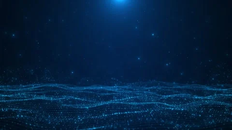 Cyber big data flow. Blockchain data fields. Network line connect stream Stock Footage 312431690
