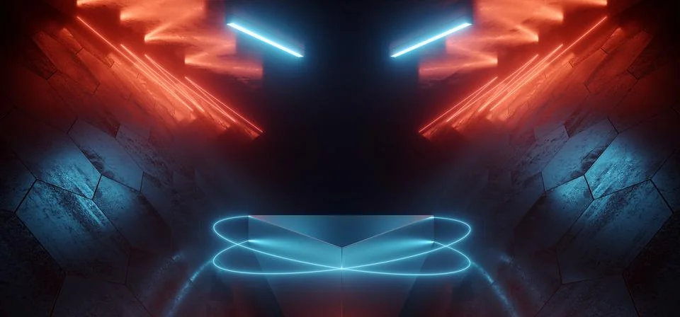 Cyber Blade Runner Sci Fi Futuristic Alien Spaceship Hi Tech  Triangular St.. 스톡 일러스트