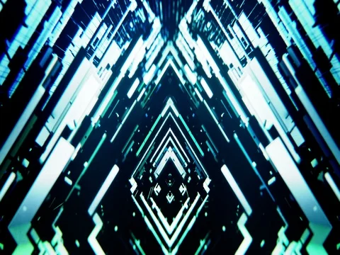 Cyber blue 01 Stock Footage 73224845