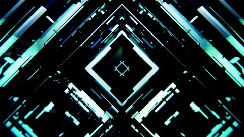 Cyber blue 05 Stock Footage 73225060