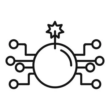 Cyber bomb exploding with circuit board connections 스톡 일러스트
