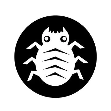 Cyber Bug Icon illustration design Stock Illustration