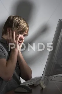Cyber Bullying Concept Stock Photos