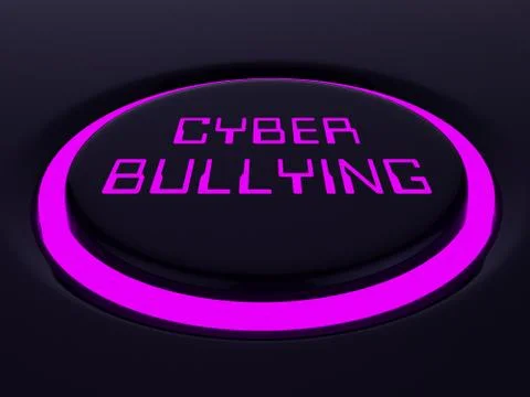 Cyber Bullying Internet Hate Bully 3d Illustration Stock Illustration