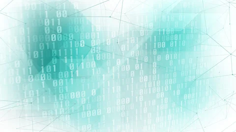 Cyber chaos composition dynamic composition portraying chaos and complexity Stock Footage 254936308