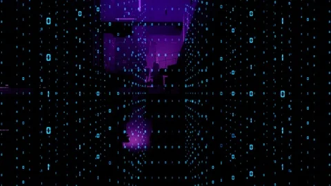 Cyber City Technology Stock Footage 123290076