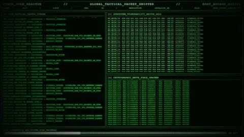 Cyber Core Reactor Tactical Packet Sniffer Terminal. Видео 346671365