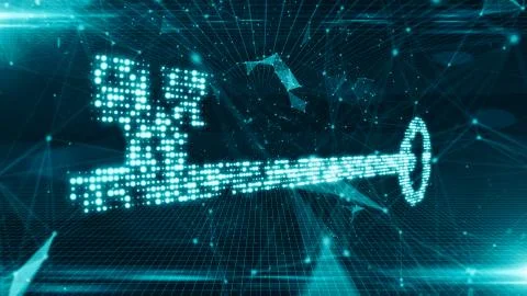 Cyber crime and internet security from hacking attack or malware and viruses Illustrazione stock