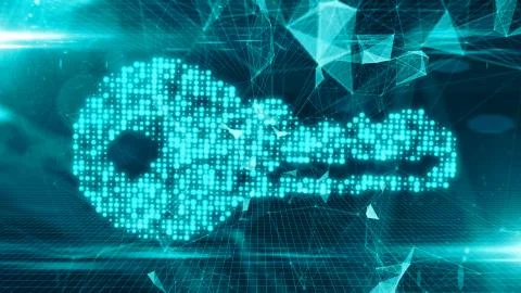 Cyber crime and internet security from hacking attack or malware and viruses イラスト素材