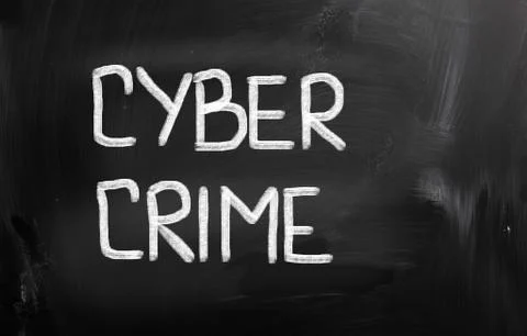 Cyber crime concept Stock Illustration