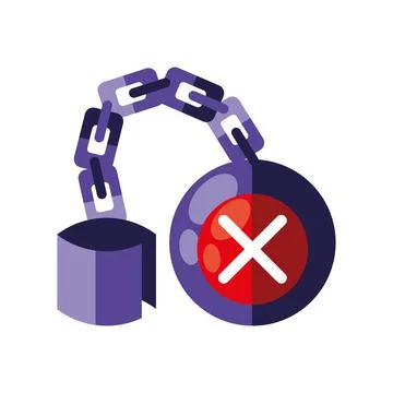 Cyber crime data Stock Illustration