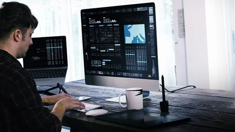 Cyber Crime Hacker Stock Footage 98920069