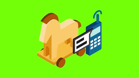 Cyber crime icon animation Stock Footage 152575556