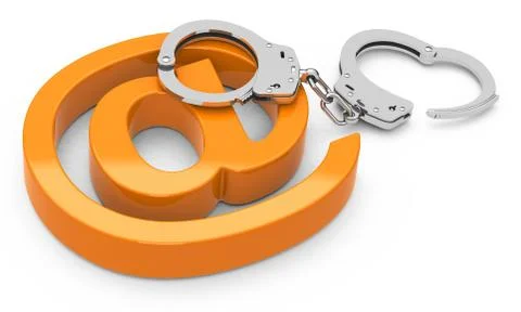 The cyber crime Stock Illustration