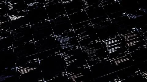 Cyber crime in progress background with code information being stolen. Animation 스톡 일러스트