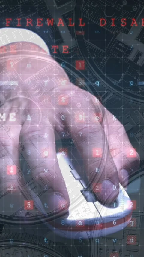 Cyber crime targeting cryptocurrency 4k Stock Footage 323910990