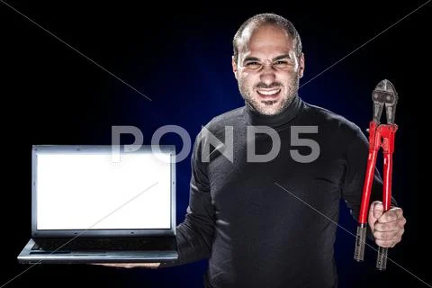 Cyber criminal Stock Photos