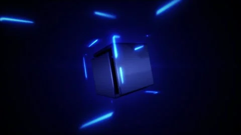 Cyber Cube Logo Reveal Stock After Effects