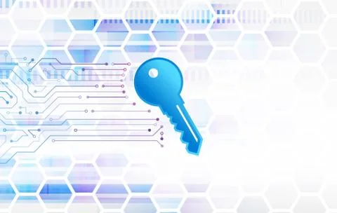 Cyber data security, information privacy. Global internet network protection. Illustrazione stock