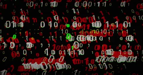 Cyber digital background modern glitch concept animation Stock Footage 254094707
