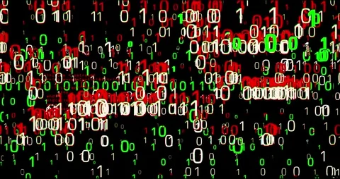 Cyber digital background modern glitch concept animation Stock Footage 254095276