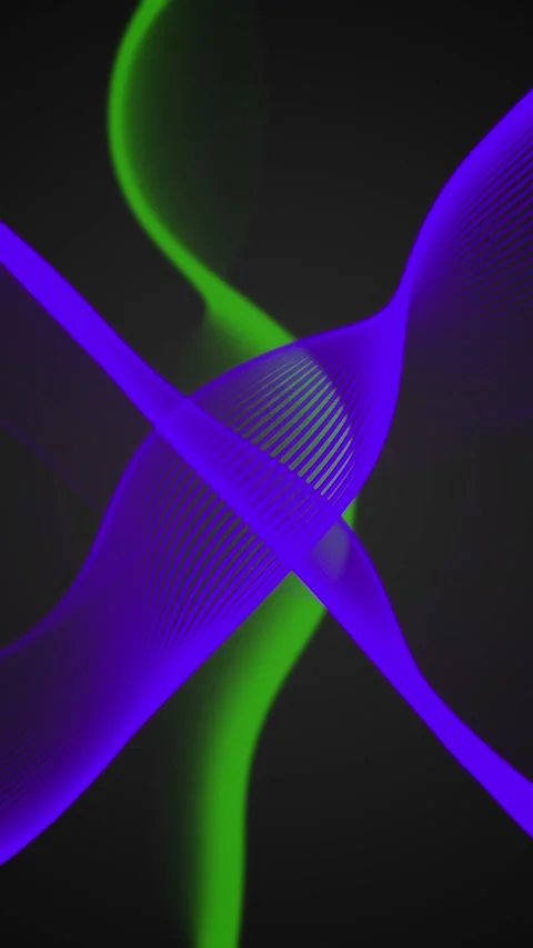 Cyber Dynamic Data Flow Lines Abstract High Tech Graphic 4K Video Stock Footage 343534073