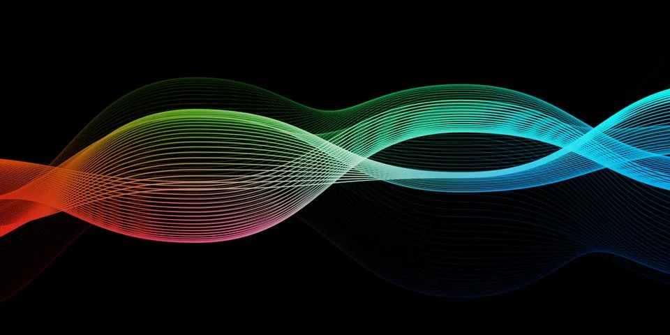 Cyber Energy Flow Visualization Illustrazione stock