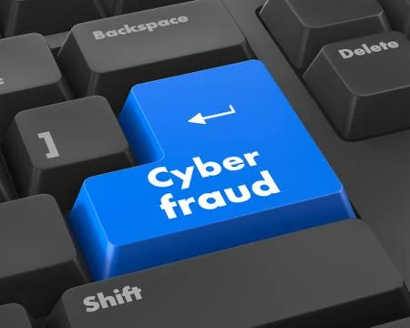 Cyber fraud Illustration