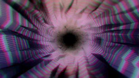 Cyber Geometric Tunnel Loop _ Chroma Stock-Footage 92865210