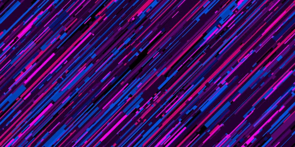 Cyber Glitch Abstract Pattern Vector Illustration Geometric Background Art Stock Illustration