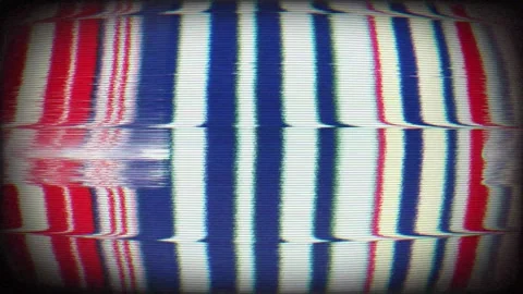 Cyber Glitch TV Effect for Captivating Video Openers Stock Footage 303132975