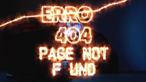 Cyber Hacker Masked in Hoodie Using Laptop with 404 Error Animation Stock Footage 317999165