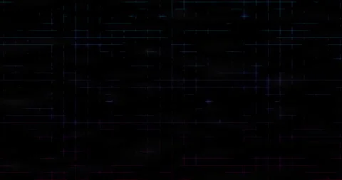 Cyber Hacking Background Video | Digital Glitch Effects, Data Breach Animation Stock Footage 282858666