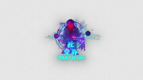 Cyber HUD Digital Interface 库存影片 337694426