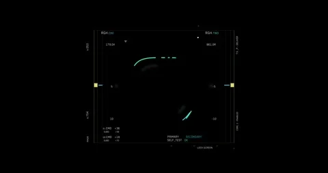 Cyber HUD Digital Interface 库存影片 337700466
