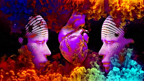 Cyber Human Stock Footage 126357198