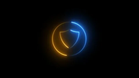 Cyber icon, verified icon, security icon and data privacy with check mark i.. Stock Footage 293484393