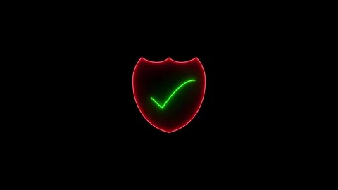 Cyber icon, verified icon, security icon and data privacy with check mark i.. Stock Footage 301700788