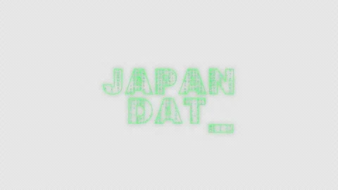 Cyber Japan Data Streaming Matrix Style Transparent Stock Footage 319498761