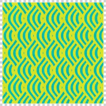 Cyber Lime And Teal Mid Century Surface Background Pattern Illustrazione stock