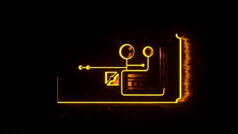 Cyber lines 2 Video stock 161670629