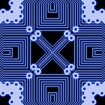 Cyber mesh Ilustração Stock